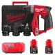 Дриль-шурупокрут акумуляторний MILWAUKEE, M12 FDDXKIT-202X, 34 Нм (+ зар.пр., 2 акум. Х2Аг, 4 насад., HD кейс)