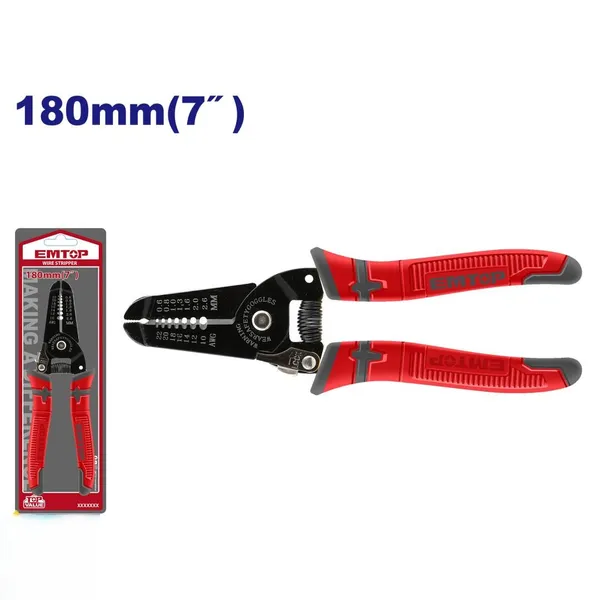 Клещи для обжима проводов EMTOP EMPL5607