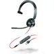 Гарнитура компьютерная моно On-ear Poly Blackwire 3315-M, USB-A, всенаправленный, чёрный