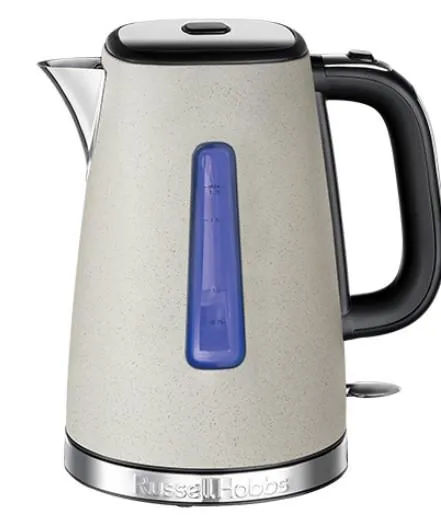 Электрочайник Russell Hobbs Luna Stone, 1.7л, металл, под камень, бежевый