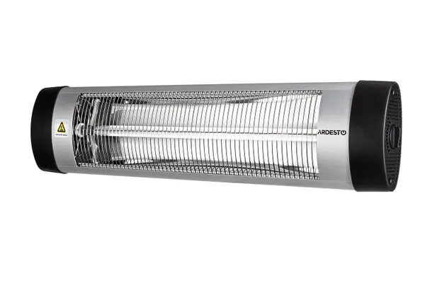Заказать Обогреватель инфракрасный ARDESTO кварцевый, 9м2, 2000Вт, мех. упр-ние, серый/чёрный с доставкой