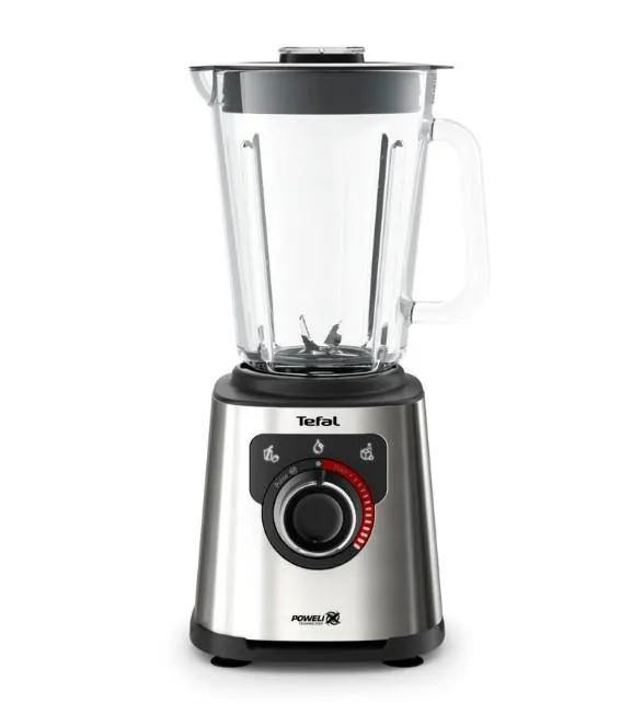 Блендер Tefal стационарный Perfect mix+, 1200Вт, чаша-1750мл, скло, сталь-черный