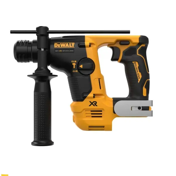 Купити Перфоратор акумуляторний DeWalt SDS PLUS безщітковий 12В XR 1.1Дж 0-910об·хв 0-4280уд/хв 2 режими 1.7кг без АКБ і ЗП