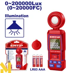 Люксметр электронный EMTOP EMJE35031 фото