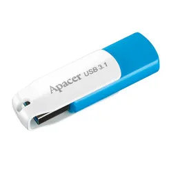 Накопичувач Apacer  64GB USB 3.1 Type-A AH357 Blue/White фото