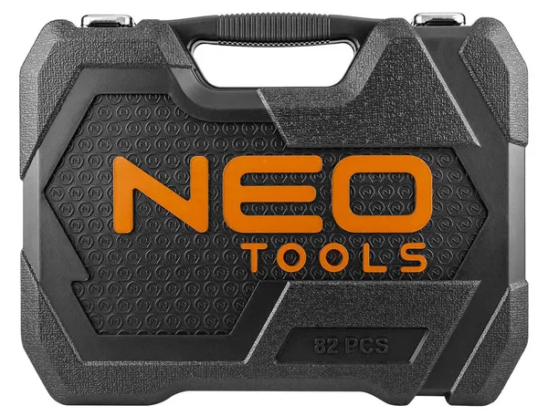 Набір інструментів Neo Tools, 82 шт, 1/2", 1/4", CrV, eco кейс фото №13