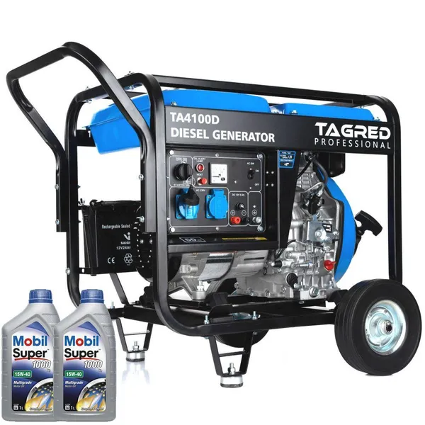 Дизельний генератор TAGRED TA4100D, 3.6/4.1 кВт