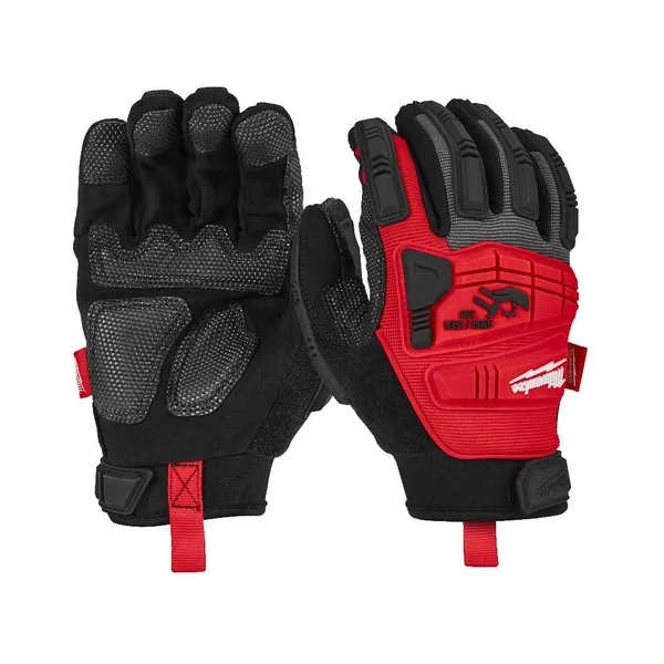 Перчатки рабочие Milwaukee Impact Demolition, полиэстер/спандекс/нитрил, р.9/XL, черные