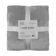 Плед ARDESTO Flannel 160х200см, 100% полиэстер, серый светлый