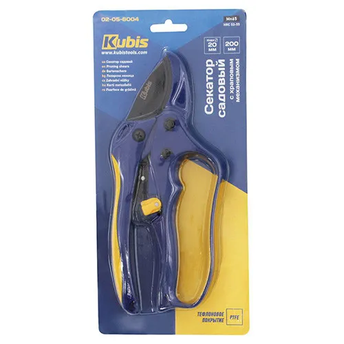 Купить Секатор садовый 200 мм, срез 20 мм Kubis 02-05-6004 для цветов