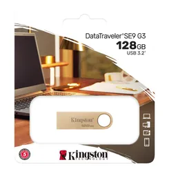 Накопичувач Kingston  128GB USB 3.2 Type-A Gen1 DT SE9 G3 фото