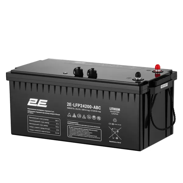 Купити Акумуляторна батарея 2E LFP24, 24В, 200А•год, ABC 8S