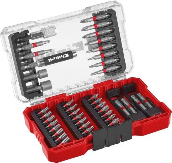 Біти Einhell, набір 42шт, HEX, PH, PZ, Torx, 50мм, кейс