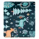 Плед ARDESTO Christmas Flannel 160х200см, 100% полиэстер, олени, зеленый купить в Украине