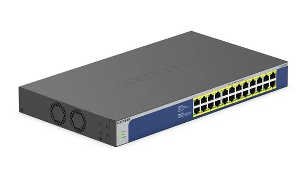 Коммутатор NETGEAR GS524PP 24xGE PoE, 300Вт, Неуправляемый