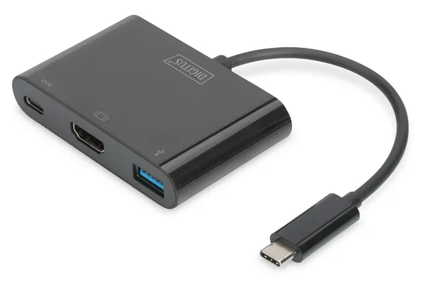 Хаб DIGITUS USB-C > HDMI/USB-A/USB-C