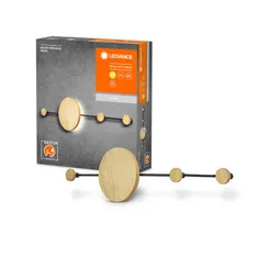 Світильник настінний LEDVANCE Decor Perchero Wood 6Вт 620Лм 3000K WiFi чорний фото