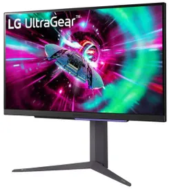 Монитор LG 27" 27GR93U-B 2xHDMI, DP, USB, Audio, IPS, 3840x2160, 144Hz, 1ms, DCI-P3 95%, G-SYNC, FreeSync, Pivot, HDR400 фото