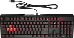 Клавиатура механическая HP OMEN Encoder, 104key, Cherry MX Brown, USB-A, EN/RU, LED, чорний фото