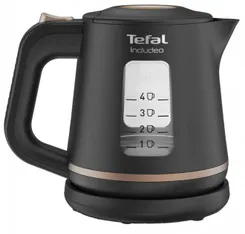 Электрочайник Tefal Includeo 1л, пластик, черный фото