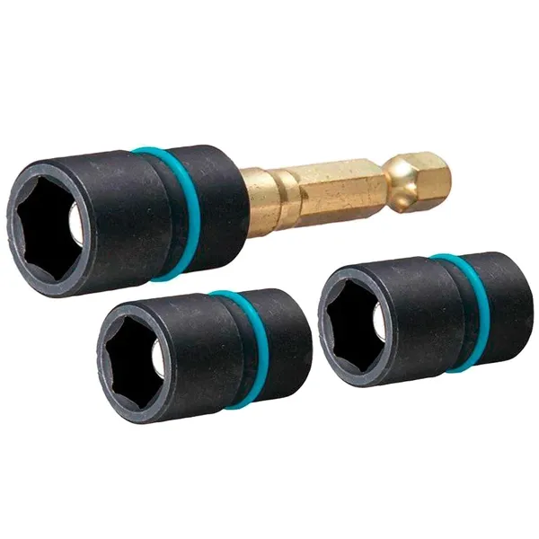 Роз'ємна торцева головка магнітна 8 мм, 3 шт Makita (B-40353) ціна в Україні