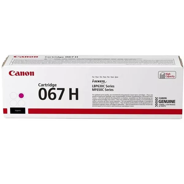 Картридж Canon 067H MF651Cw/MF655Cdw/MF657Cdw/LBP631Cw/LBP633Cdw Magenta (2350 стр.)