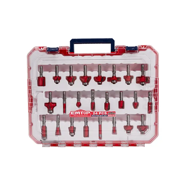 Набор фрез EMTOP ERRT24082 8 мм, 24 шт