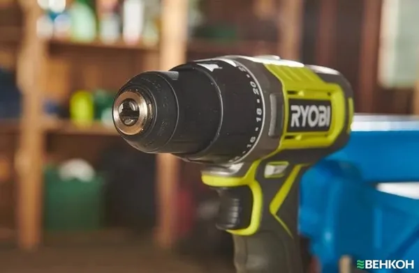 Шуруповерт-дрель аккумуляторный Ryobi ONE+ RDD18-2C415S 18В 1х4А·ч 1х1.5А·ч ЗУ 52Нм 450·1750об·мин 1.3кг сумка купить в Украине
