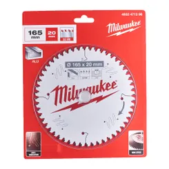 Диск пиляльний Alu PFTE MILWAUKEE, діам.165х20х2,2мм, 52 зуб. фото