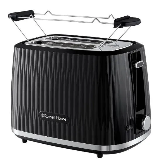 Тостер  Russell Hobbs Eden 800Вт, пластик, подогрев,разморозка, чорный