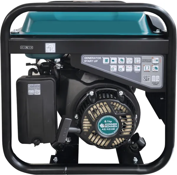 Купить Генератор бензиновый инверторный Konner&Sohnen KS 4500i, 230В, 4.5кВт, ручной стартер, 33кг со скидкой