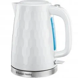 Электрочайник Russell Hobbs Honeycomb 1.7л, пластик, белый