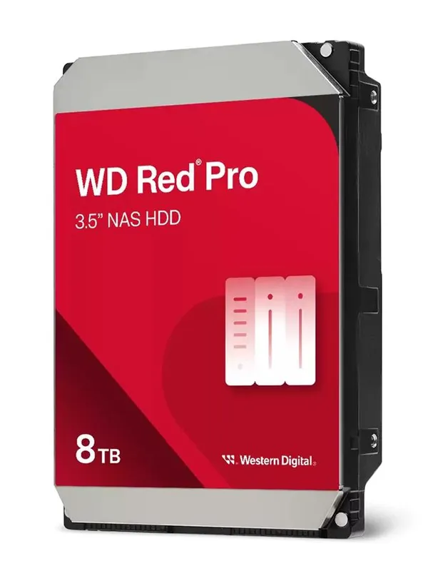 Жорсткий диск WD  8TB 3.5" 7200 256MB SATA Red Pro NAS