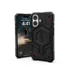 Чохол UAG для iPhone 16, Monarch Pro Magsafe, Kevlar Black фото