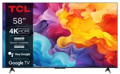 Телевизор 58" TCL LED 4K 60Hz Smart Google TV Titan фото