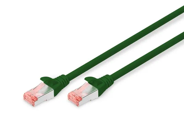 Патч-корд DIGITUS CAT 6 S-FTP, 2м, AWG 27/7, LSZH, зелений