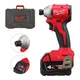 Гвинтоверт ударний акумуляторний Milwaukee M18 BLIDRC-402C 18В АКБ 2х4А·год 190Нм 0-3600об/хв ЗП M12-18C кейс 1.3кг