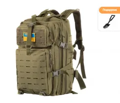 Рюкзак тактичний 2E Tactical, 36L, зелений фото