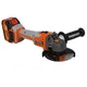 Купить Бесщеточная аккумуляторная болгарка 125 мм, 20 В Rebiner RAG-125BLK/20Li в кейсе