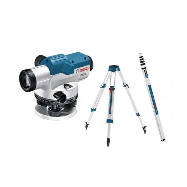 Нівелір оптичний Bosch GOL 26 D, до 100м, ±1.6мм/30м, зум х26, + BT160 + GR500,1.5кг