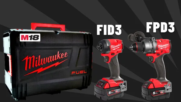 Набір з двох інструментів безщіткових Milwaukee M18FPP2A3-502X, 4933480873 , (комбінований дриль M18FPD3, ударний шуруповерт M18 купити в Україні