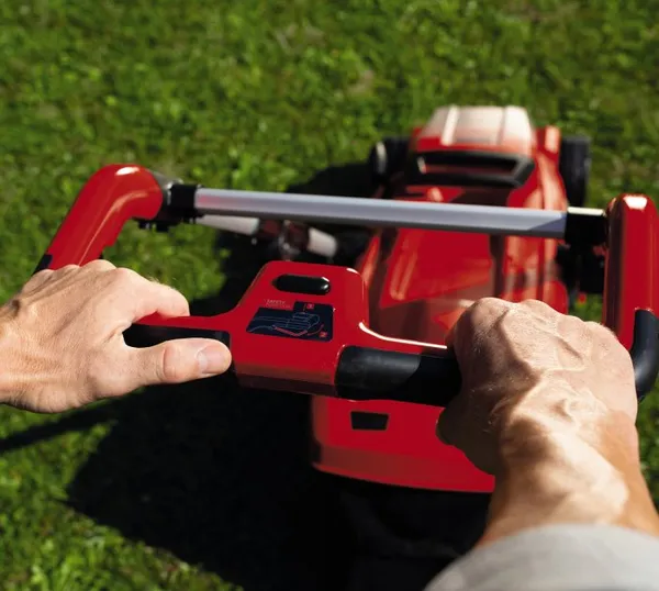 Купить Газонокосилка аккумуляторная Einhell PXC GE-CM 36/37 Li 36В(18+18) 37см 45л 25-75мм 14.3кг (без АКБ и ЗУ) со скидкой