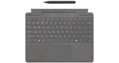 Клавіатура для планшета Surface Pro 8 - 11, Pro X зі стілусом, UKR/ENG, платинова фото