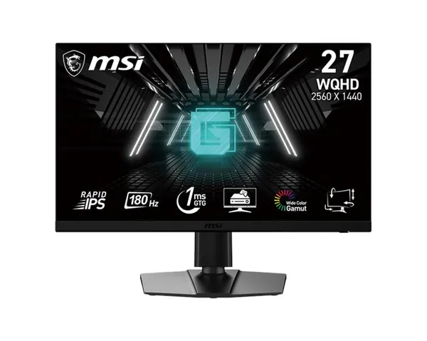 Монітор MSI 27" G272QPF-E2 2xHDMI, DP, Audio, IPS, 2560x1440, 180Hz, 1ms, sRGB 125%, FreeSync, Pivot