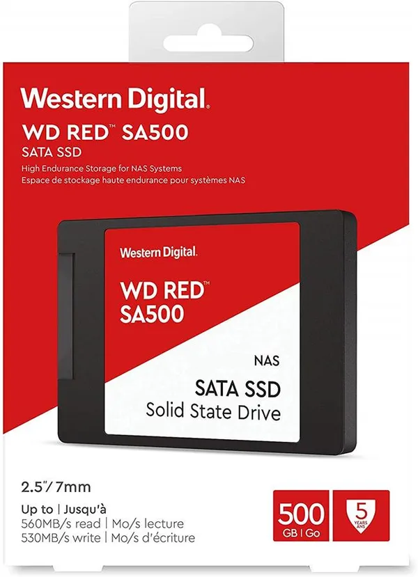 Накопичувач SSD WD 2.5"  500GB SATA Red