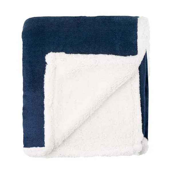 Плед ARDESTO Sherpa 160х200см, 100% полиэстер, синий темный отзывы