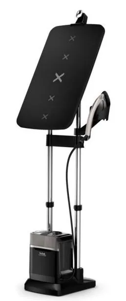 Гладильная система Tefal IXEO Power, 2170Вт, 1100мл, паровой удар -350гр, постоянный пар - 100гр, с доской для глажки, нерж. сталь, черно-серый