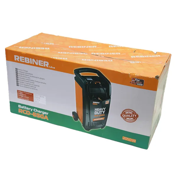 Заказать Пуско-зарядное устройство 12/24 В, 400 А/ч Rebiner RCD-650A с доставкой