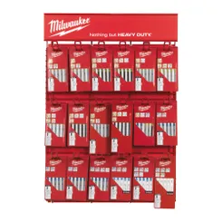 Полотна для лобзиків на дисплеї RED RACK MILWAUKEE (18 наборів) фото