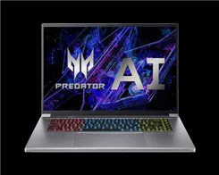 Ноутбук Acer Predator Triton Neo 16 PTN16-51 16" 3.2K WQXGA IPS, Intel U9-185H, 32GB, F1TB, NVD4070-8, Win11, сріблястий фото